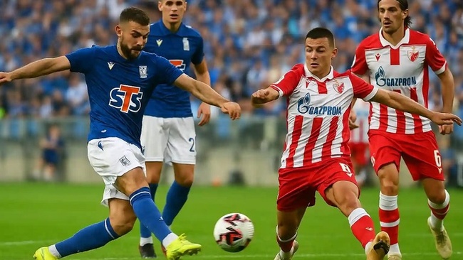 Cuộc đụng độ đỉnh cao giữa Crvena Zvezda vs Lech Poznan