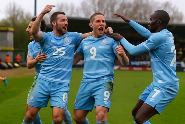 Màn giao tranh kịch tính Port Vale vs Stevenage Borough